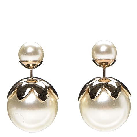 dior tribales earrings pearl|mise en dior tribal earrings.